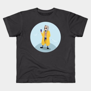 woman and seagulls Kids T-Shirt